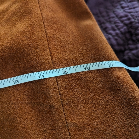 Vintage suede skirt - Picture 5 of 7